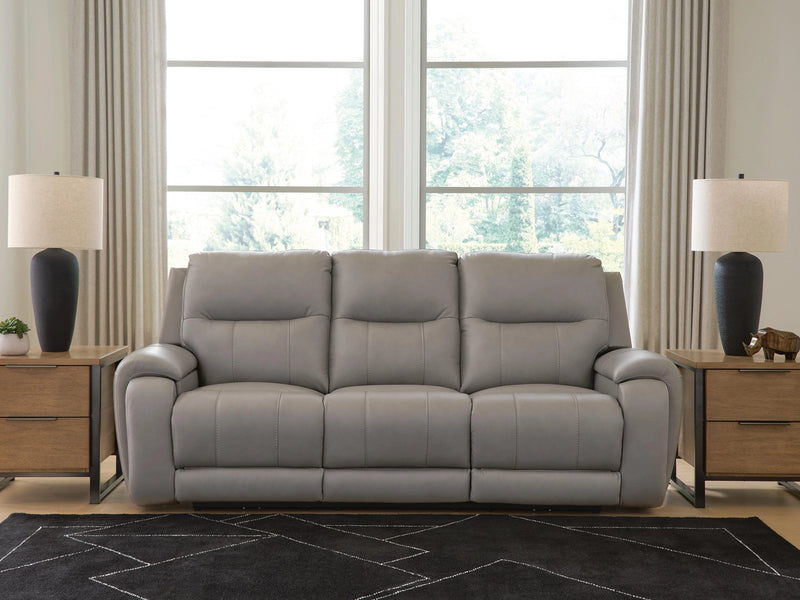 Trendsetter Power Reclining Sofa with Audio Seating