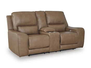 Silverbrooke Power Reclining Loveseat with Console